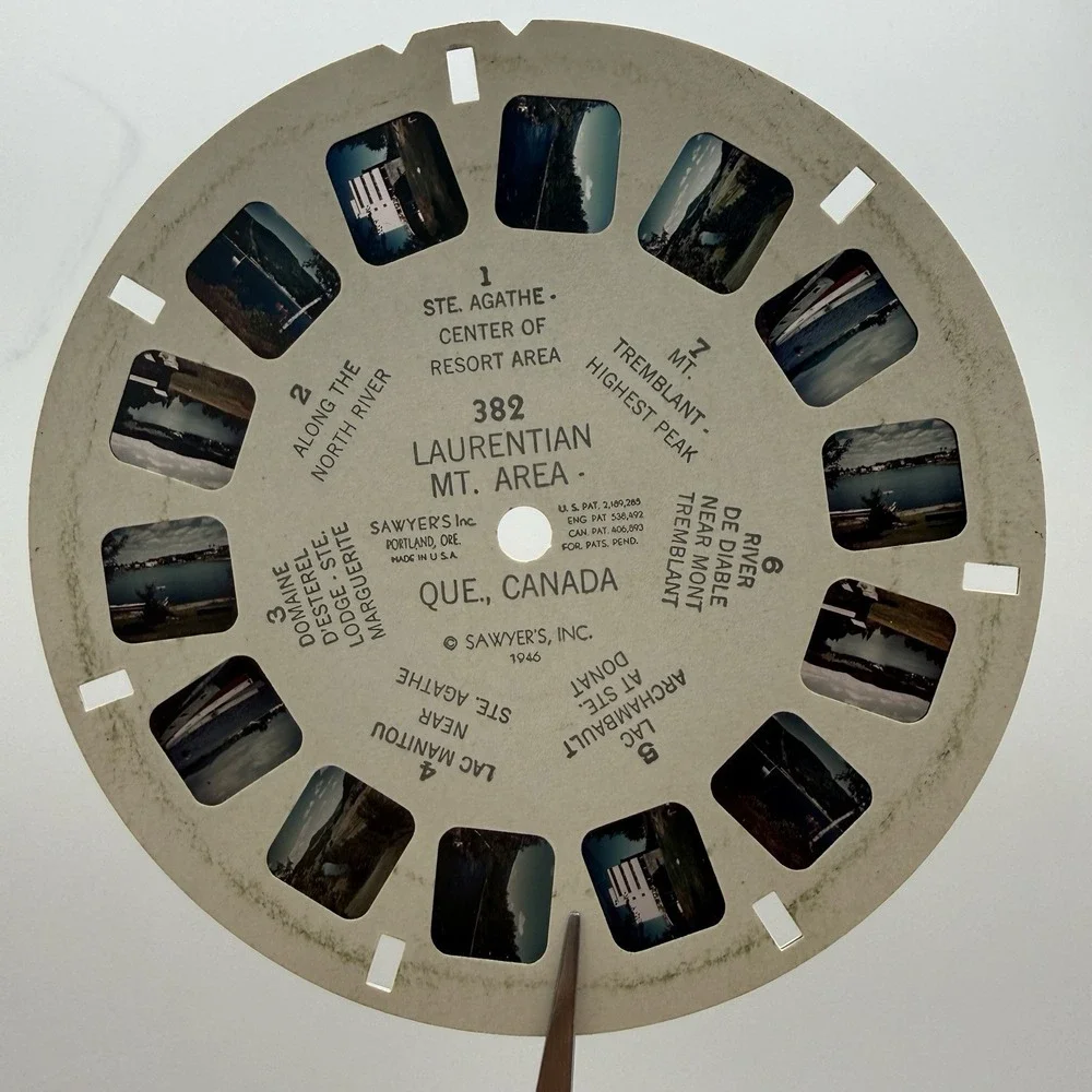 VTG Sawyer's View-Master Reel 1940's 1950's‎ Quebec Alberta Area Canada Lot (5)